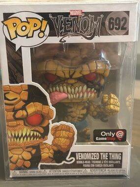 Funko Pop! Venomized The Thing - Yellow, Red, Pink Accents
